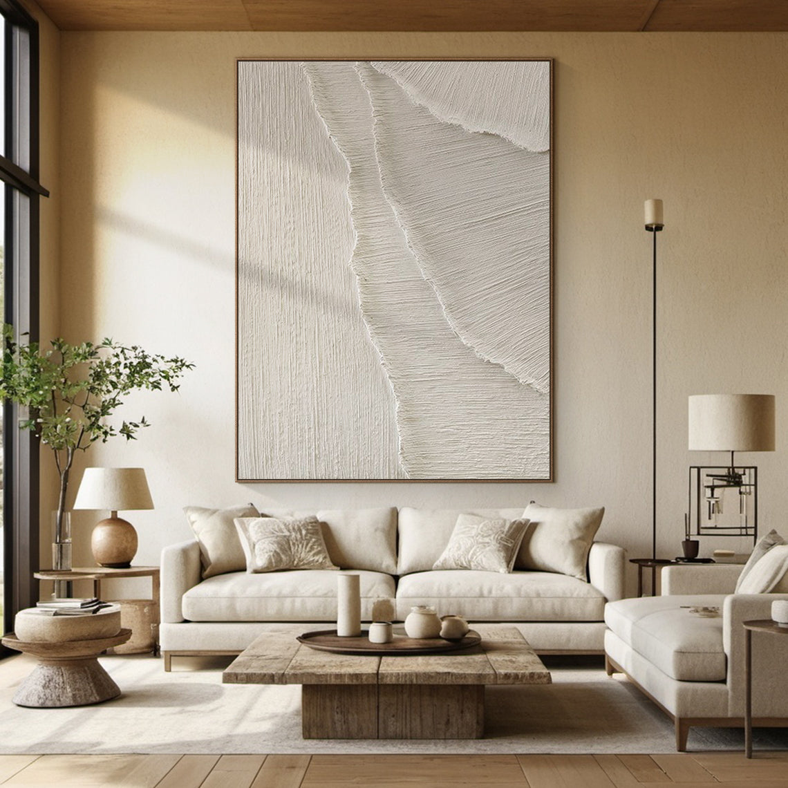 White Textured Dune 1:2 #WM002