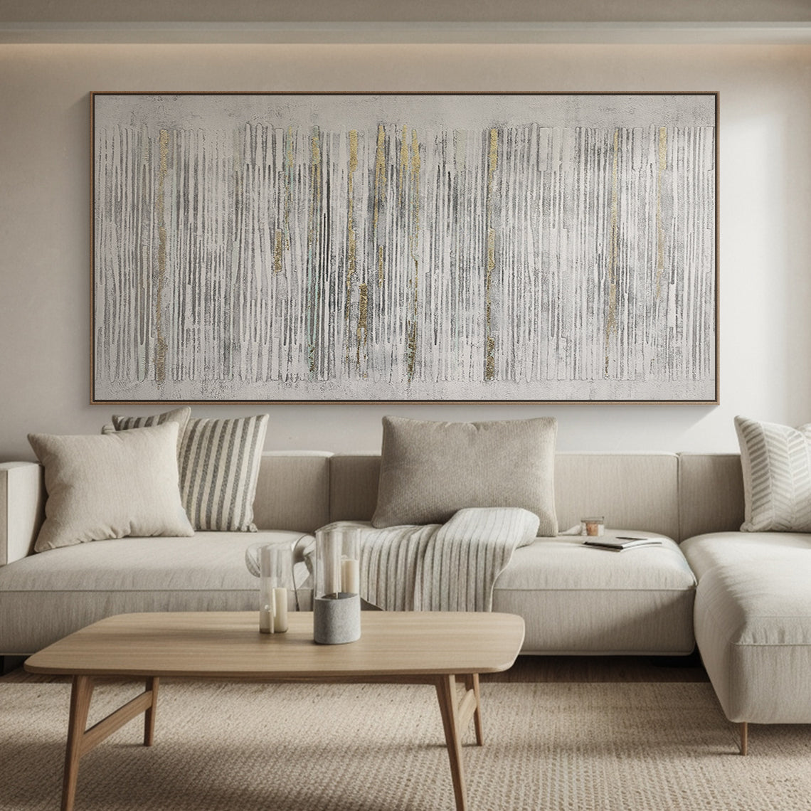 Gray Textured Rain 1:1 #G001