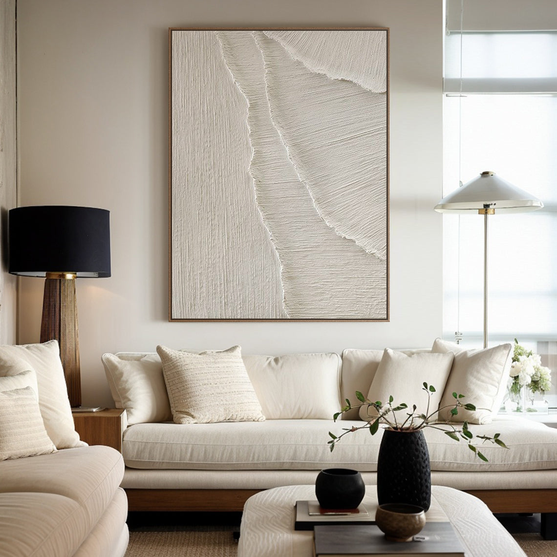 White Textured Dune 1:2 #WM002