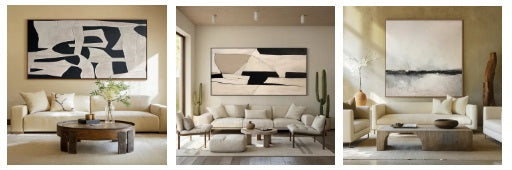 Balanced Elegance for the Modern Chic Home: The Delicate Beauty of Black and White Wall Art