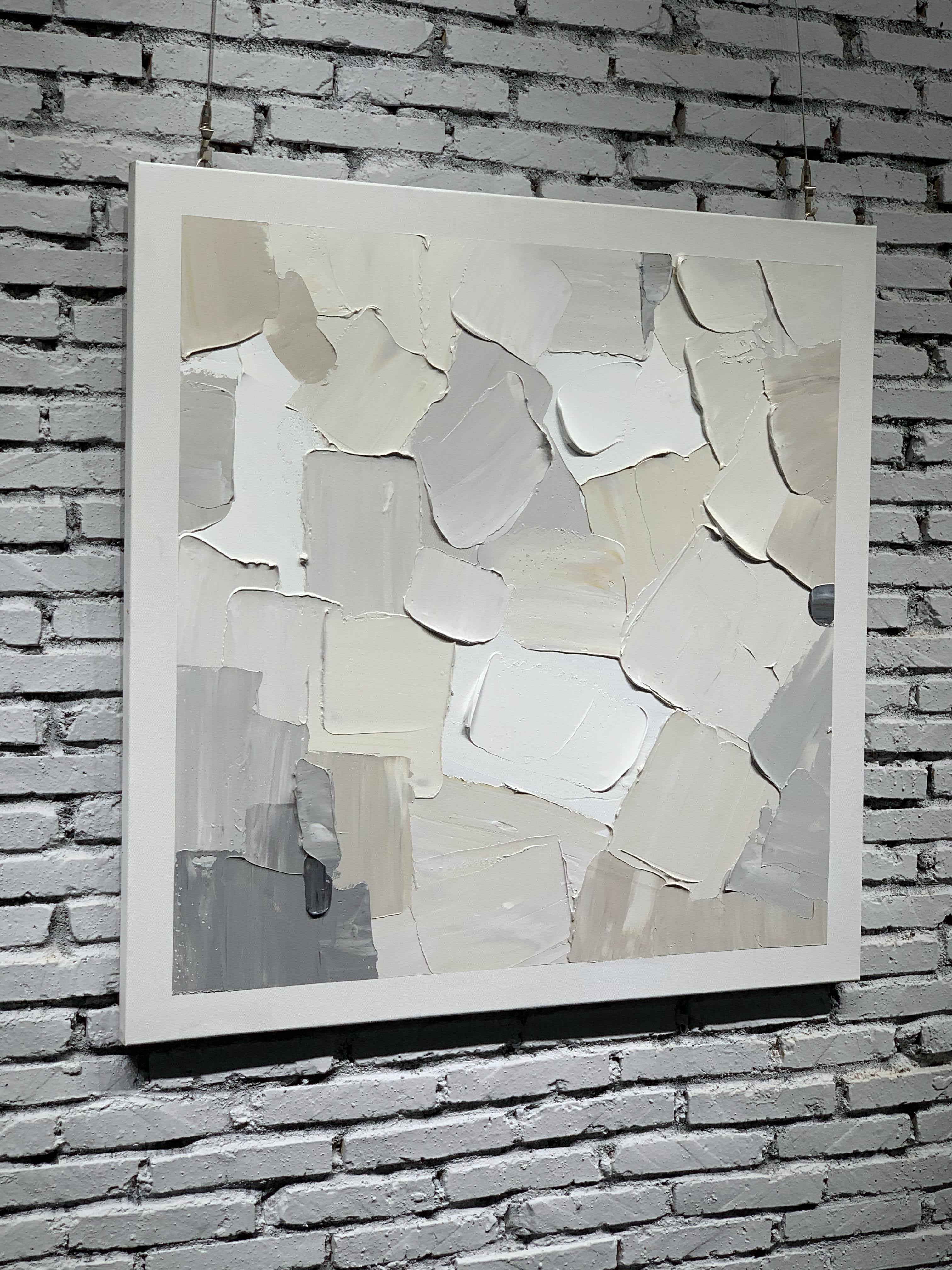 Gray Textured Mural 1:1 #G003