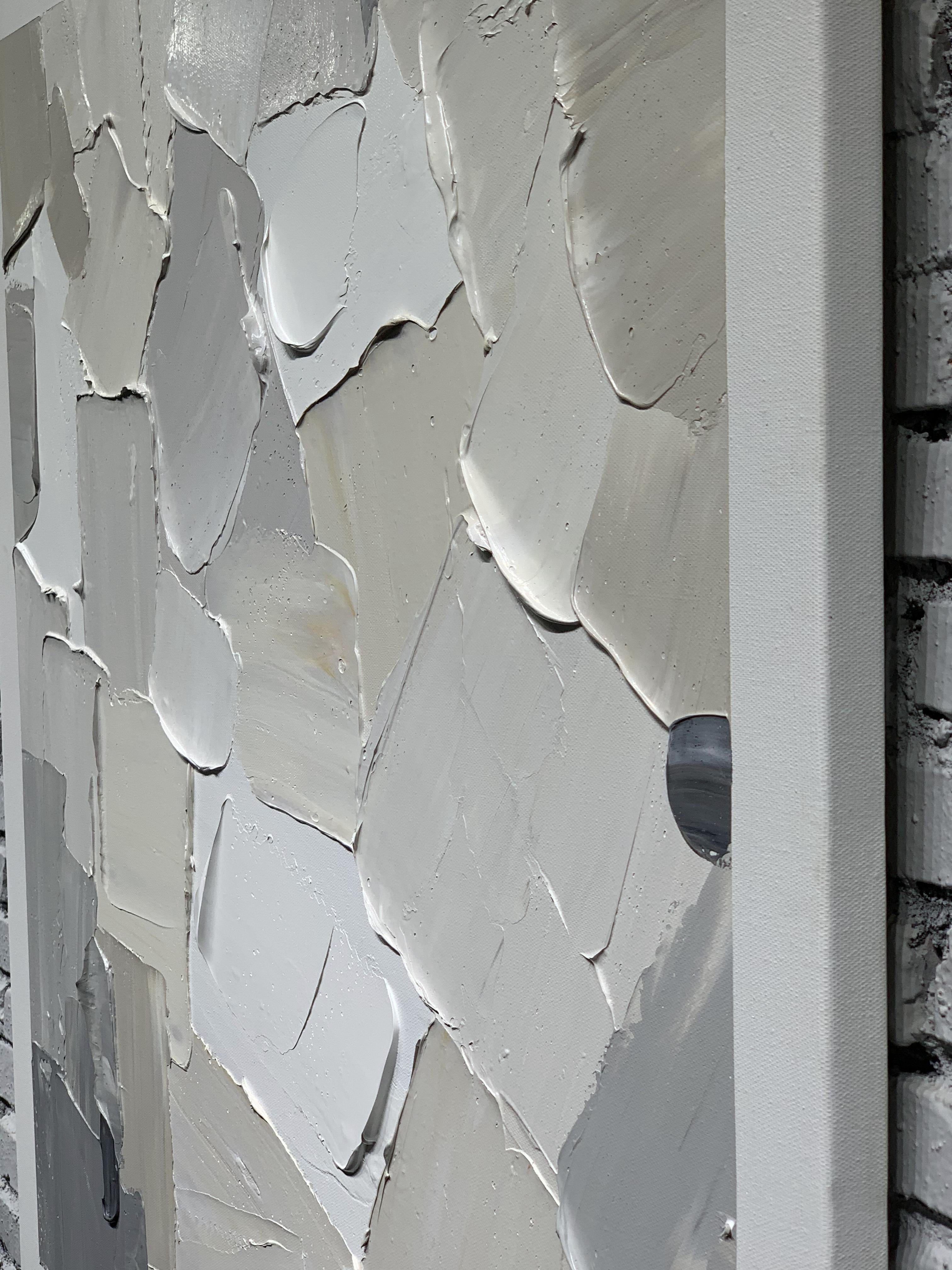 Gray Textured Mural 1:1 #G003