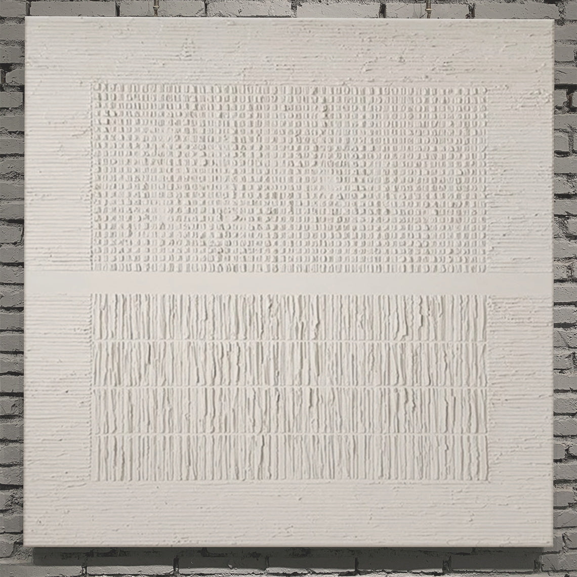 White Textured Tiles Mural 3:2 #WM001